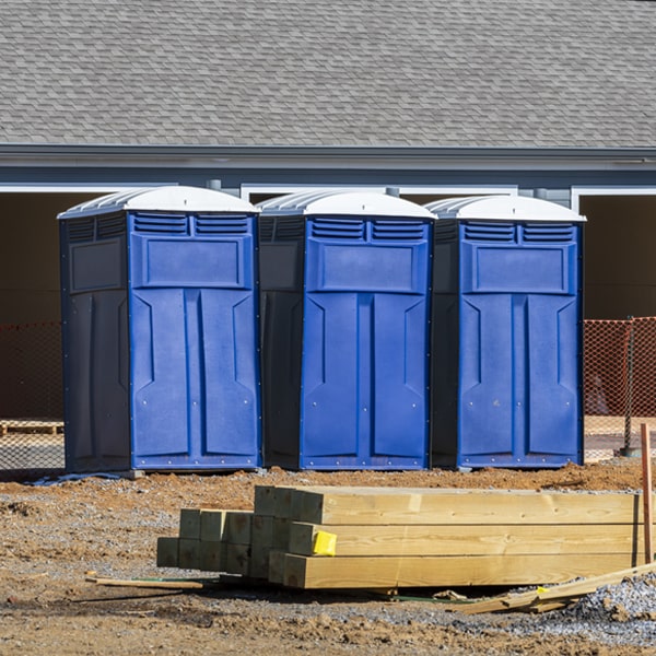 what is the cost difference between standard and deluxe porta potty rentals in Gary City